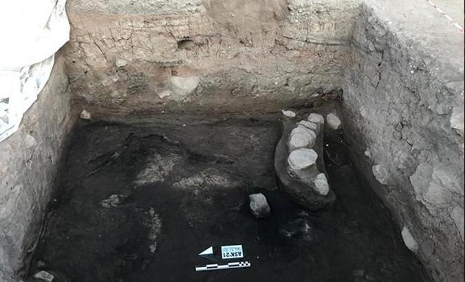 Amida Höyük'te yanık tabakaları ortaya çıkarıldı