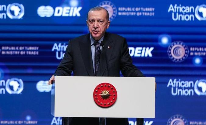 Erdoğan: Afrika ile ticaret hedefimiz 75 milyar dolar