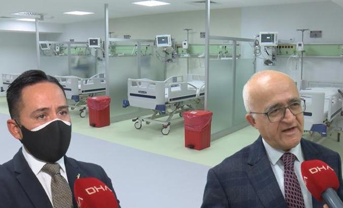 Cerrahpaşa'da yeni yoğun bakım servisleri açıldı, ''salgın devam ediyor'' uyarısı...