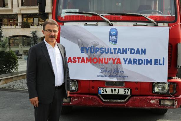 Eyüpsultan’dan Kastamonu’ya yardım eli