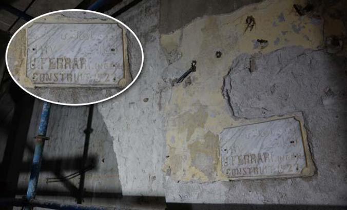 Haldun Taner Sahnesi'nin restorasyon çalışmalarında mimar kitabesi bulundu