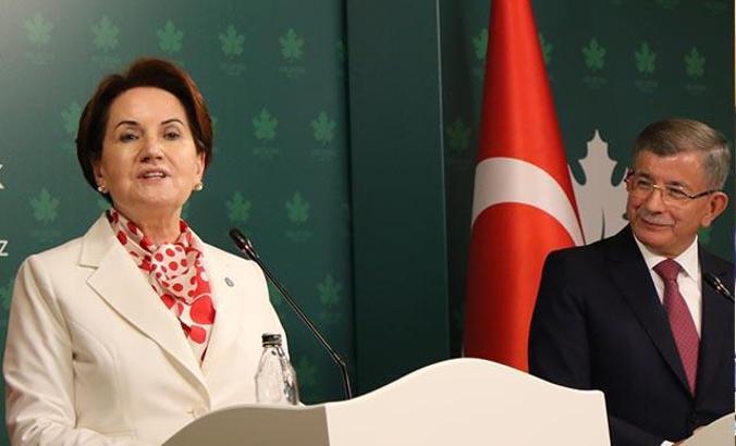 Akşener'den Davutoğlu'na ziyaret