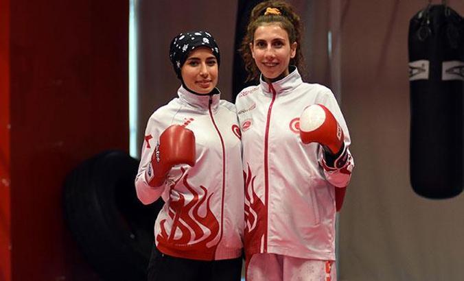 Milli kick boksçular Hayriye ve Kumsal, Dünya Şampiyonası'na hazırlanıyor