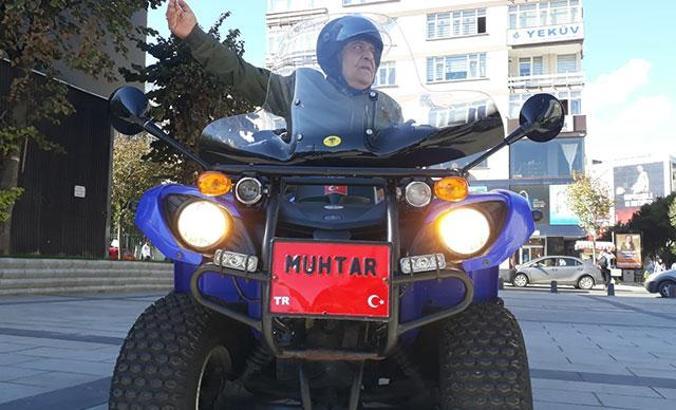 Şişli'nin 'Baba' lakaplı ATV'li muhtarı