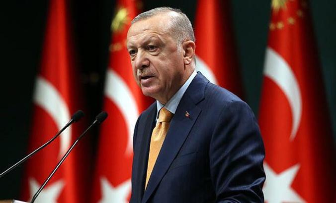 Erdoğan: Doğu Akdeniz'de masa başında üretilmiş haritaları kabul mu edeceğiz