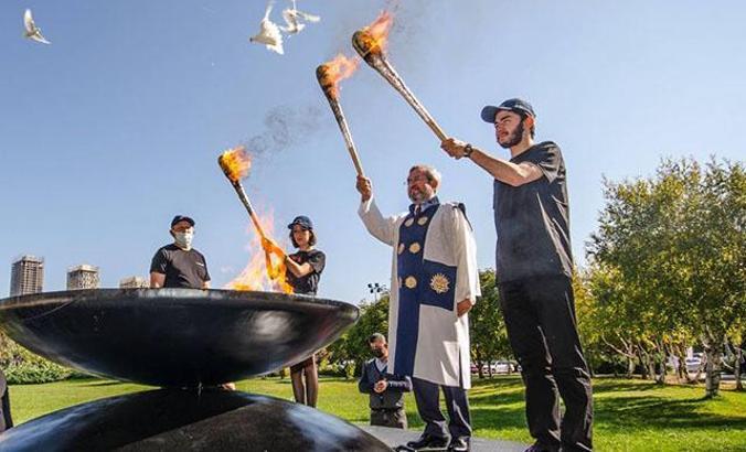 Ankara Üniversitesi’nde ‘Bilim Ateşi’ yakıldı