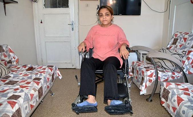 Eski eşinin vurduğu Derya, tekerlekli sandalyeye mahkum oldu