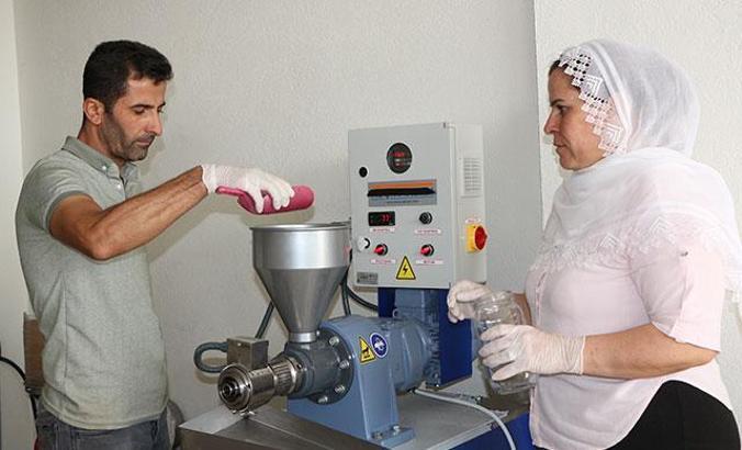KOSGEB desteğiyle kocasının patronu oldu