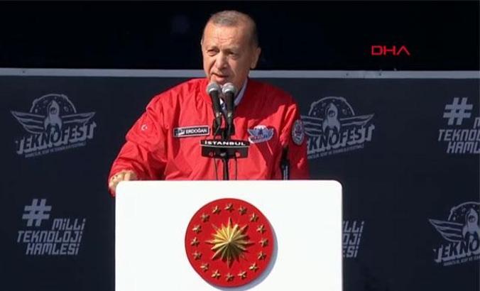 Cumhurbaşkanı Erdoğan TEKNOFEST'te konuştu