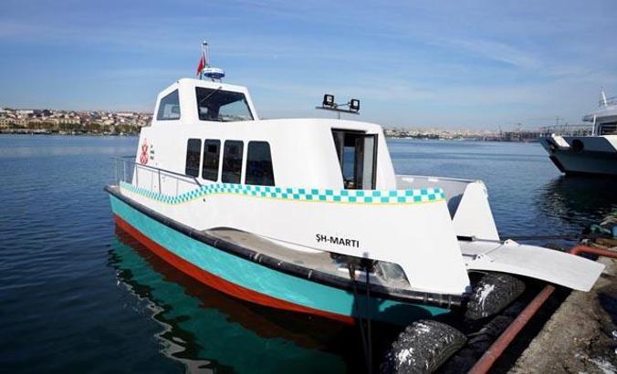 İstanbul'da 8 deniz taksi suya indirildi