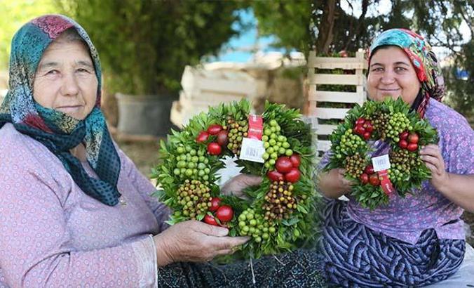 Bu beldeden Avrupa'ya 1 milyon çelenk ihraç ediliyor