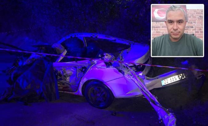 TIR’a çarpan otomobilin sürücüsü öldü