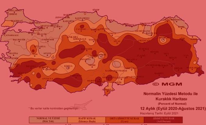 Analiz raporları yayımlandı; ağustos ayı 'şiddetli kurak' yaşandı