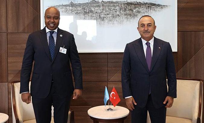 Dışişleri Bakanı Çavuşoğlu, Türkevi’ndeki temaslarına devam etti