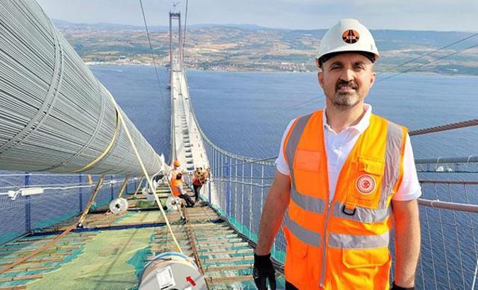 AK Parti'li Turan: 100 yıllardan beri süren hayalimizin bir yansıması bu köprü