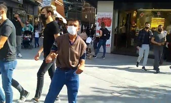 5 saatte 400 TL toplayan dilenci, bu kez zabıtaları görünce kaçtı