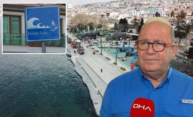 İstanbul'da 'tsunamiden kaçış' tabelaları