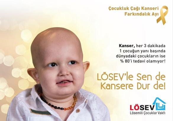 LÖSEV’den 'Çocukluk Çağı Kanseri Farkındalık Ayı' için açıklama
