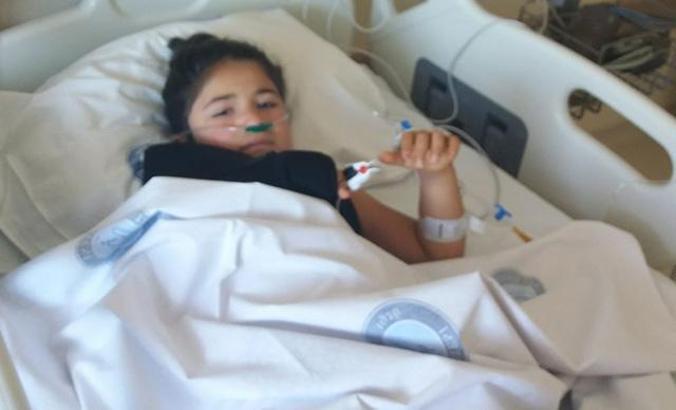 Parkta oynarken 5 metre derinliğindeki yapımı süren su deposuna düşen Sultan yaralandı