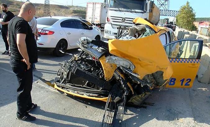 Sabiha Gökçen Bağlantı yolundaki tünelde zincirleme kaza