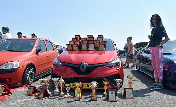 Modifiye araç tutkunları Tekirdağ'da buluştu; 300 araç sergilendi