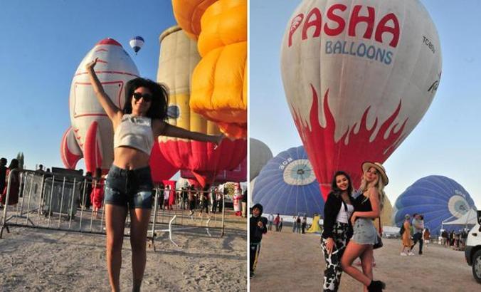 Kapadokya'da festival başladı; balonlar görsel şölen oluşturdu