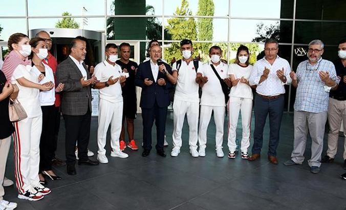 Para Tekvando Milli Takımı dualarla uğurlandı