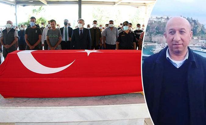 Düşen yangın söndürme uçağında ölen koordinatör, son yolculuğa uğurlandı