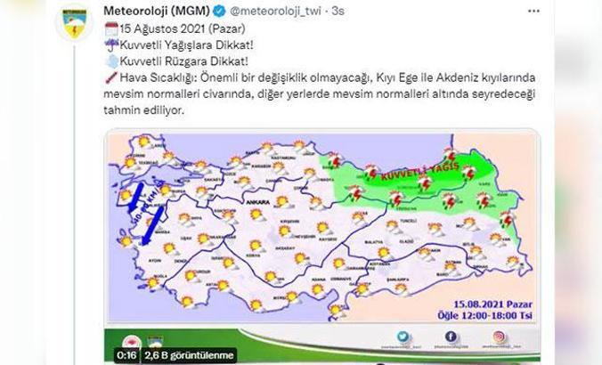Meteoroloji'den Doğu Karadeniz için 'sel' uyarısı