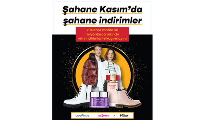 'Şahane Kasım'da yüzde 60'a varan indirim fırsatı