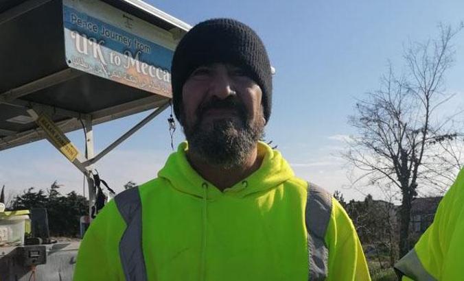 British citizen walking from England to Mecca reached Istanbul