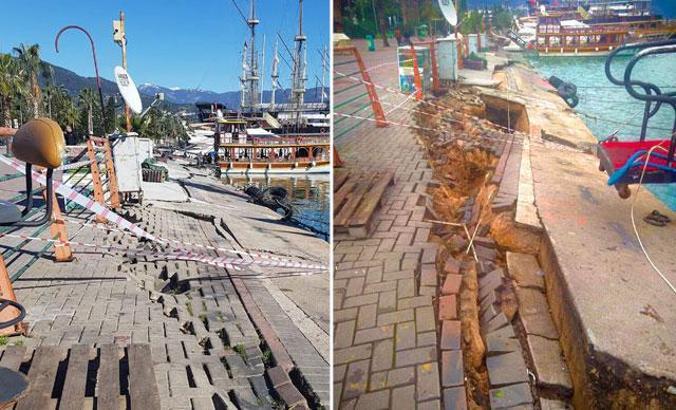 Alanya eski liman rıhtımları S.O.S veriyor