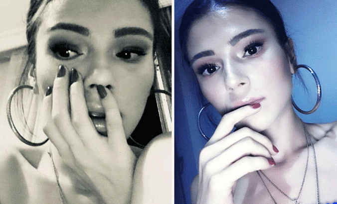 Başına poşet geçirip boğduğu kızının yanında yatmış