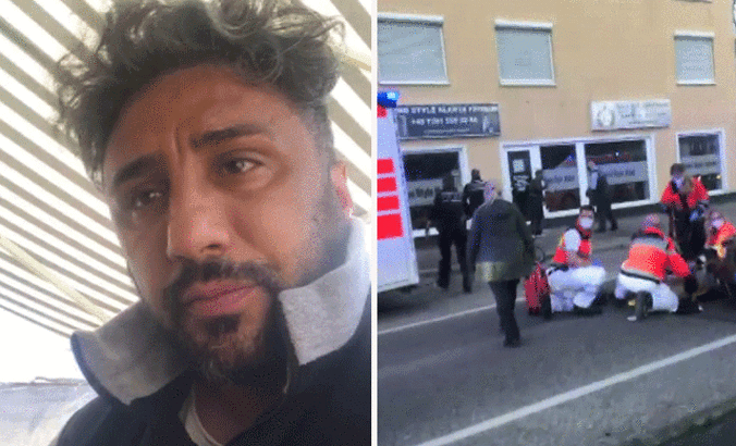 Almanya'da kazada yaralanan kızının yardımına koşan Türk babaya biber gazlı müdahale