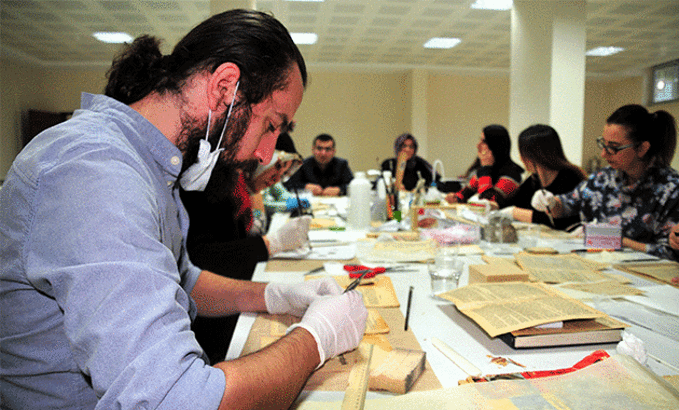Tokat'ta 'kitap restorasyonu' kursu düzenlendi