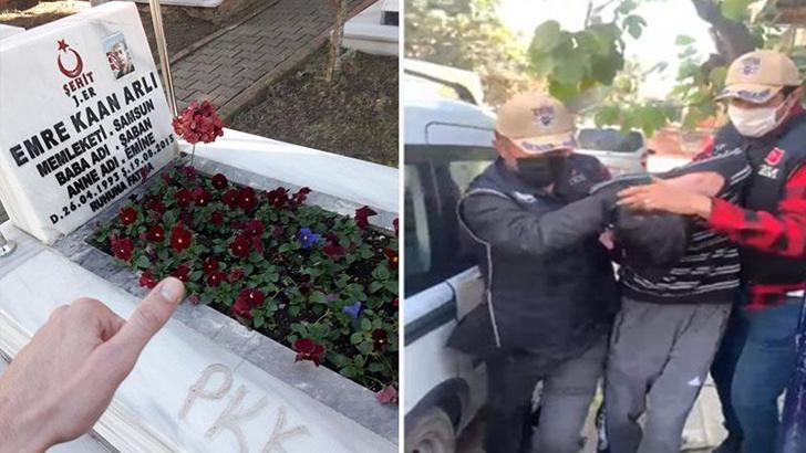 Şehit mezarlarına PKK yazmıştı, duruşmada da küfürlü konuştu; akıl sağlığı araştırılacak