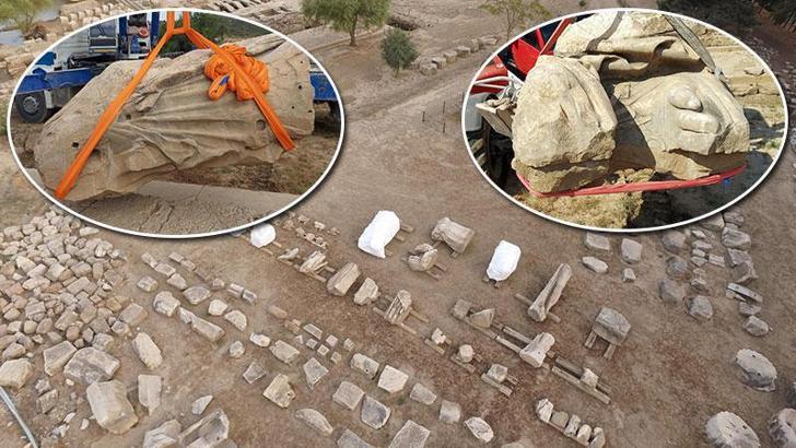 Dünyanın en eski kehanet merkezi Klaros'tan kült heykellere ait 35 parça çıkarıldı