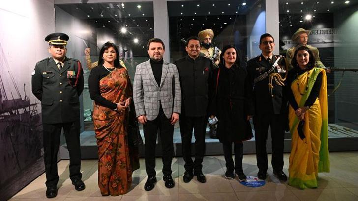 Çanakkale'de Hint taburu askerlerinin gerçekçi mankenleri sergileniyor