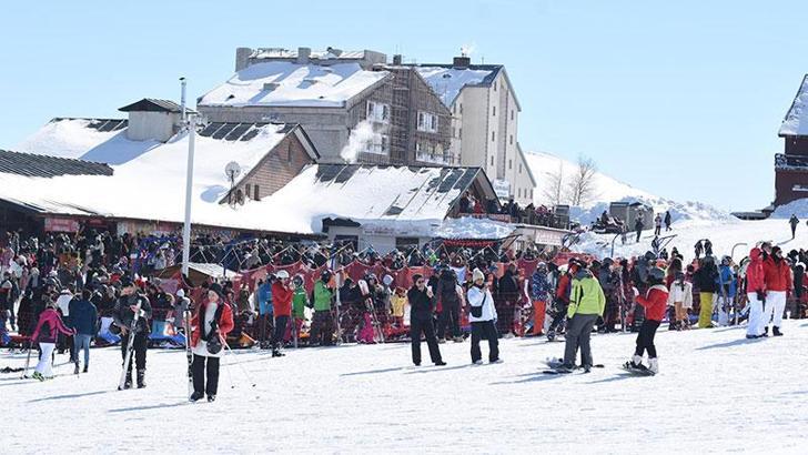 Erciyes'te sömestir yoğunluğu