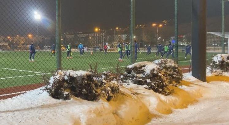 Bayburt'ta eksi 20 derecede antrenman