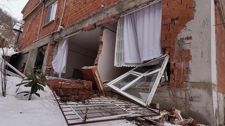 Ordu'da heyelan riskiyle boşaltılan ev sayısı 14'e çıktı