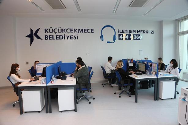 Küçükçekmece Belediyesi İletişim Merkezi, 1 yılda 313 bin çağrıya kulak verdi