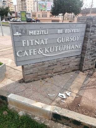 Mersin'de kafe kütüphane saldırı