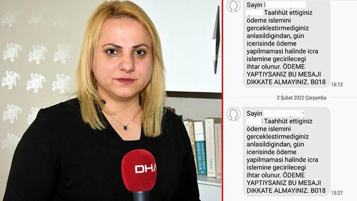 Dolandırıcıların yeni yöntemi; icra takibi SMS'i