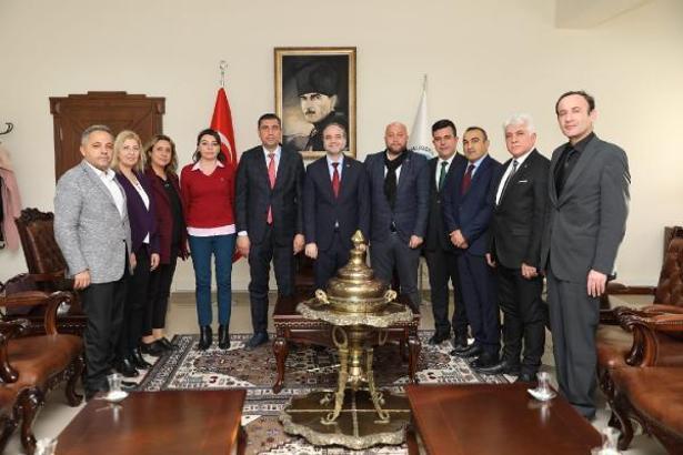 Kent Konseyi'nden Rektör Uslu'ya ziyaret