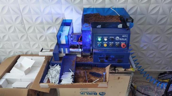 Kayseri'de kaçak sigara operasyonu: 1 gözaltı