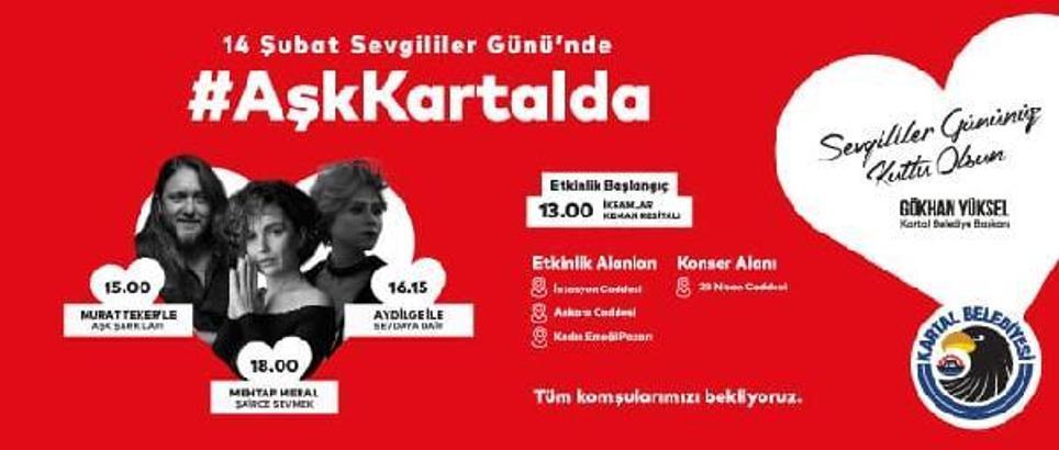 Kartal’da Sevgililer Günü’ne özel etkinlik