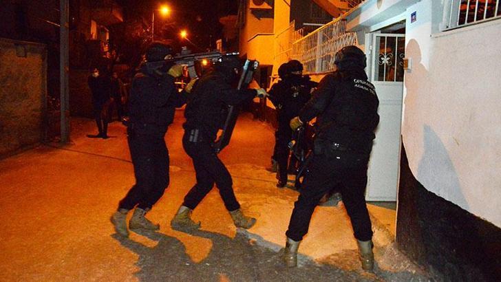Adana'da 15 Şubat öncesi şafakta terör operasyonu