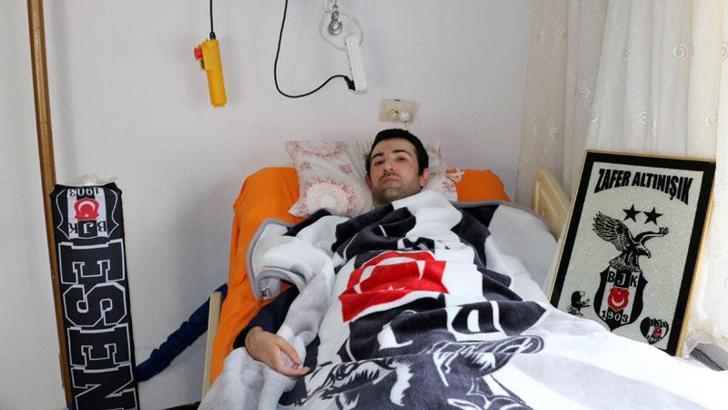13 yıldır yatağa mahkum Beşiktaş taraftarı Zafer: Yağmurda ıslanmayı özledim