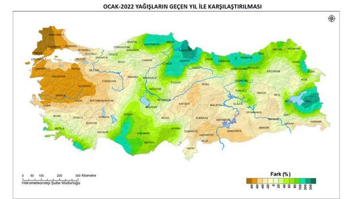 Ocak ayında yağış bereketi